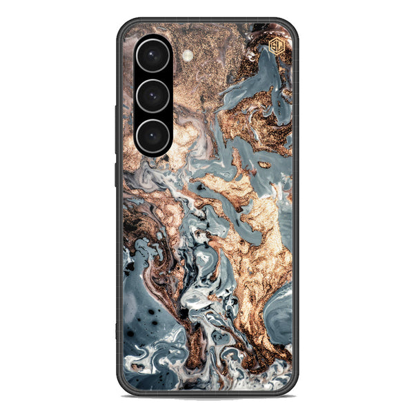 Marble Series Soft Phone Case - Premium Glass Case - Design 5 - Samsung Galaxy S23 Plus 5G