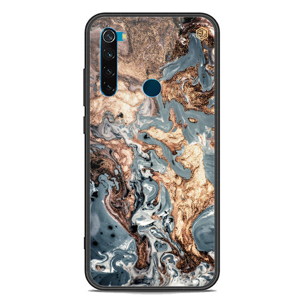 Marble Series Soft Phone Case - Premium Glass Case - Design 5 - Xiaomi Redmi Note 8