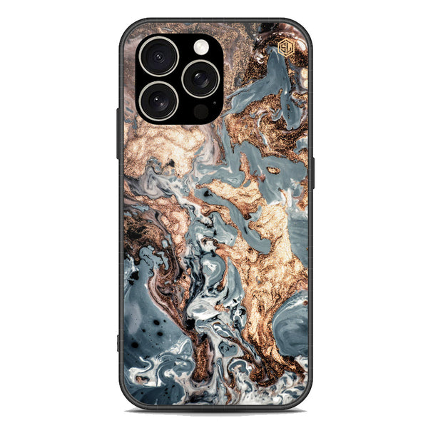 Marble Series Soft Phone Case - Premium Glass Case - Design 5 - iPhone 15 Pro