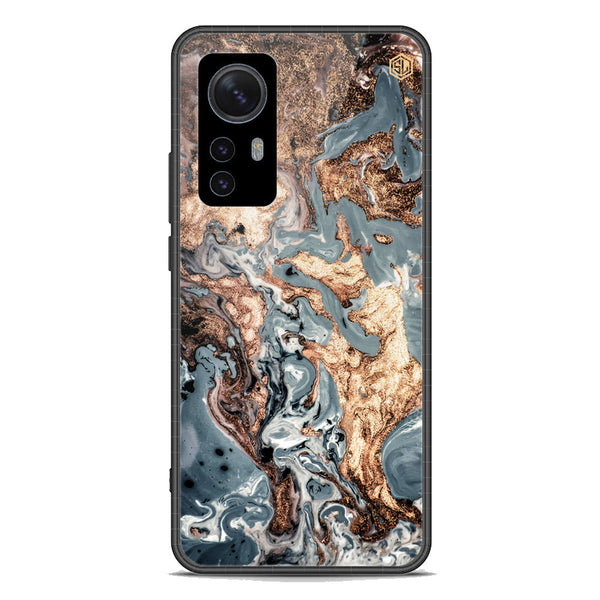 Marble Series Soft Phone Case - Premium Glass Case - Design 5 - Xiaomi 12S Pro