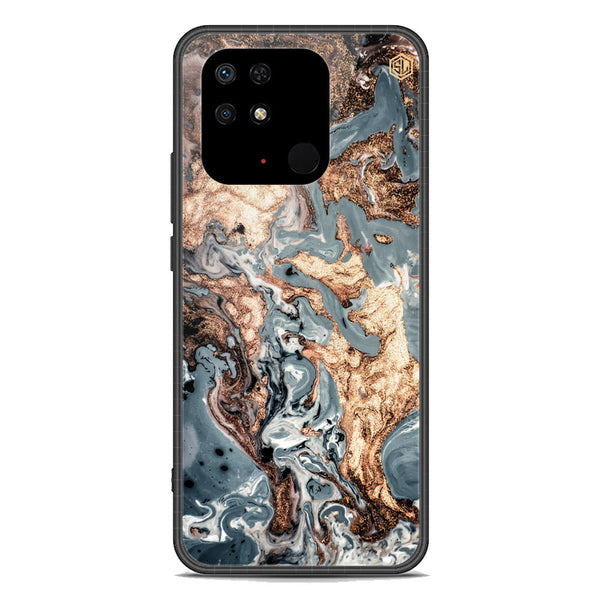 Marble Series Soft Phone Case - Premium Glass Case - Design 5 - Xiaomi Redmi 10C