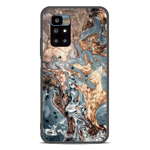 Marble Series Soft Phone Case - Premium Glass Case - Design 5 - Xiaomi Redmi 10