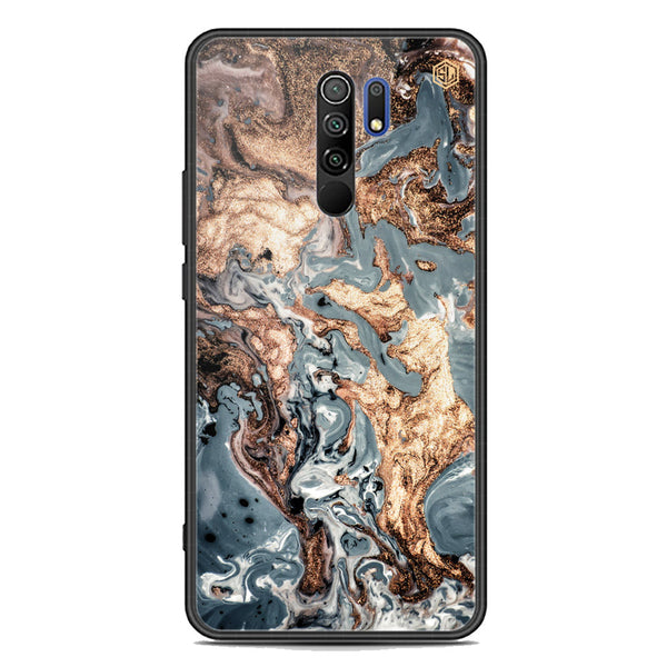Marble Series Soft Phone Case - Premium Glass Case - Design 5 - Xiaomi Redmi 9 Prime