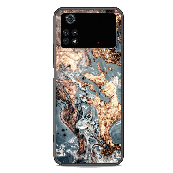 Marble Series Soft Phone Case - Premium Glass Case - Design 5 - Xiaomi Poco M4 Pro 5G