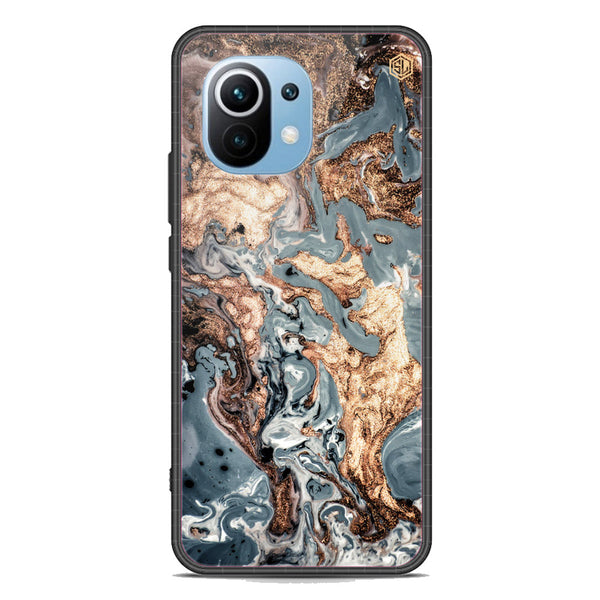 Marble Series Soft Phone Case - Premium Glass Case - Design 5 - Xiaomi Mi 11