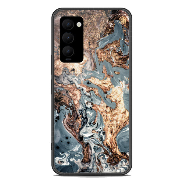 Marble Series Soft Phone Case - Premium Glass Case - Design 5 - Tecno Camon 18 Premier