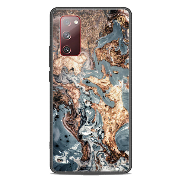 Marble Series Soft Phone Case - Premium Glass Case - Design 5 - Samsung Galaxy S20 FE