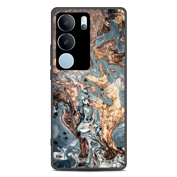 Marble Series Soft Phone Case - Premium Glass Case - Design 5 - Vivo V29 Pro