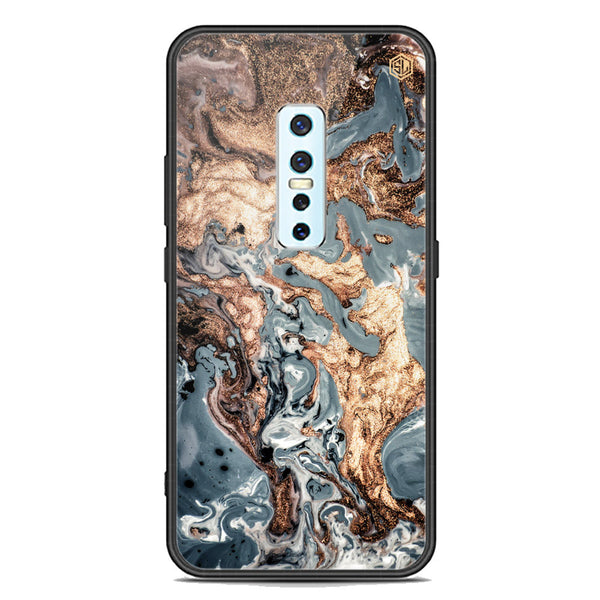 Marble Series Soft Phone Case - Premium Glass Case - Design 5 - Vivo V17 Pro