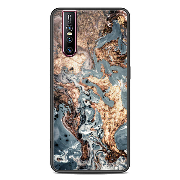Marble Series Soft Phone Case - Premium Glass Case - Design 5 - Vivo V15 Pro