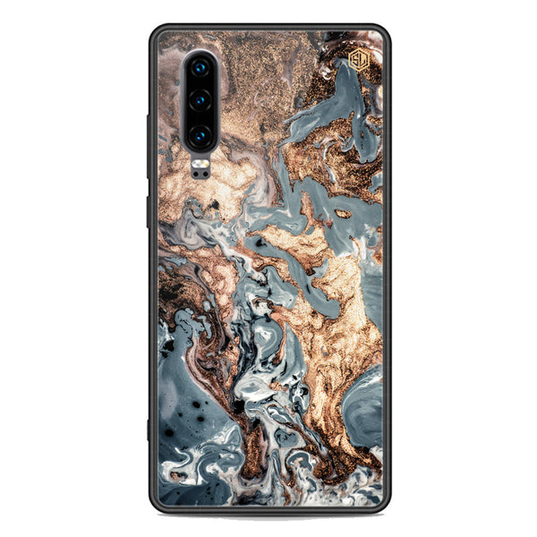 Marble Series Soft Phone Case - Premium Glass Case - Design 5 - Huawei P30