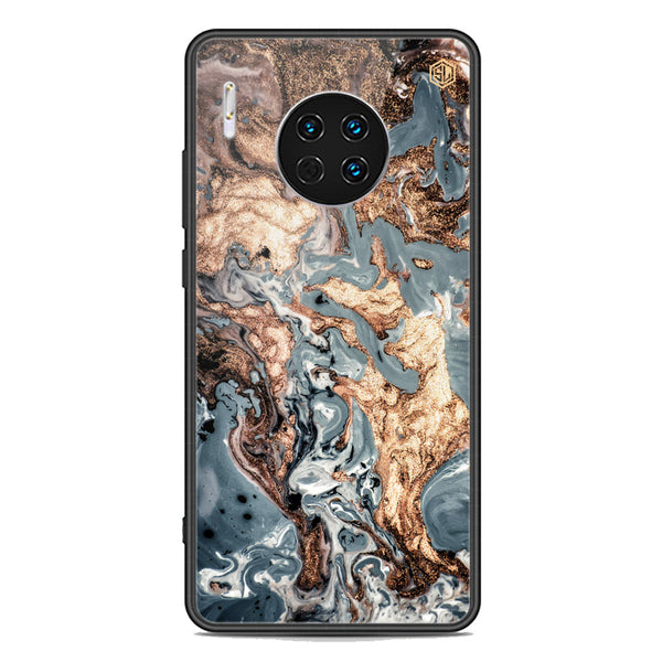 Marble Series Soft Phone Case - Premium Glass Case - Design 5 - Huawei Mate 30