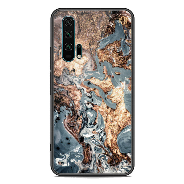 Marble Series Soft Phone Case - Premium Glass Case - Design 5 - Honor 20