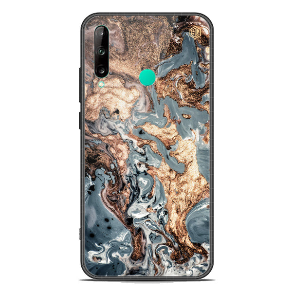 Marble Series Soft Phone Case - Premium Glass Case - Design 5 - Honor 9C