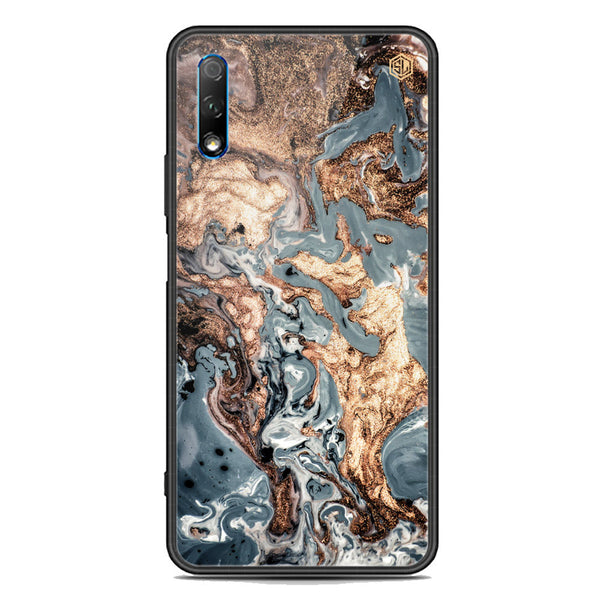 Marble Series Soft Phone Case - Premium Glass Case - Design 5 - Honor 9x