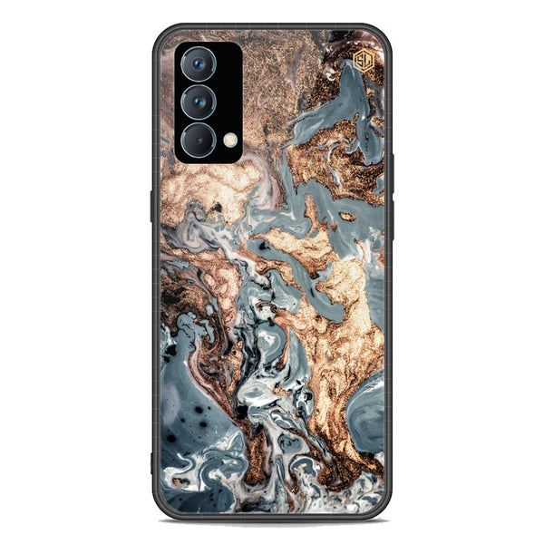 Marble Series Soft Phone Case - Premium Glass Case - Design 5 - Realme GT Master