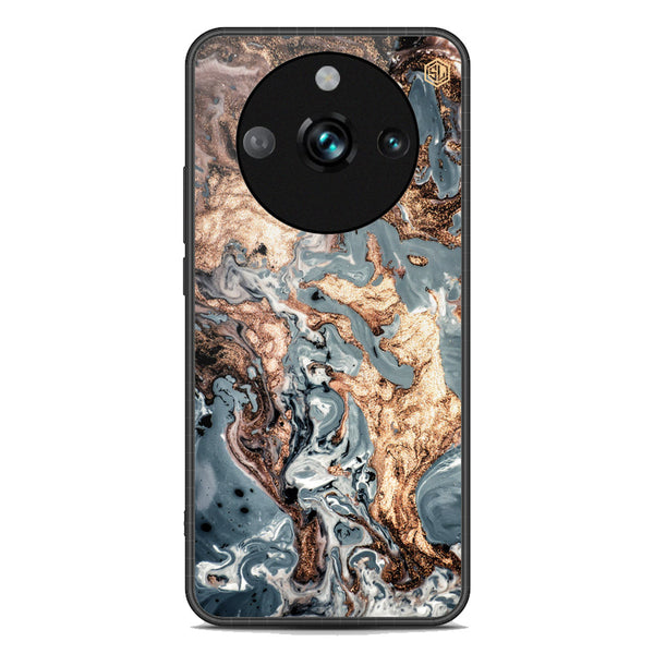 Marble Series Soft Phone Case - Premium Glass Case - Design 5 - Realme 11 Pro Plus