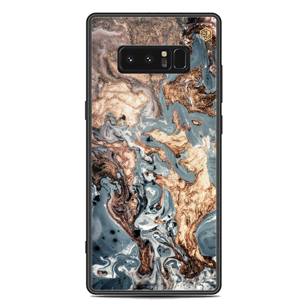 Marble Series Soft Phone Case - Premium Glass Case - Design 5 - Samsung Galaxy Note 8