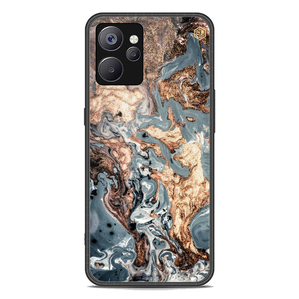 Marble Series Soft Phone Case - Premium Glass Case - Design 5 - Realme 9i 5G