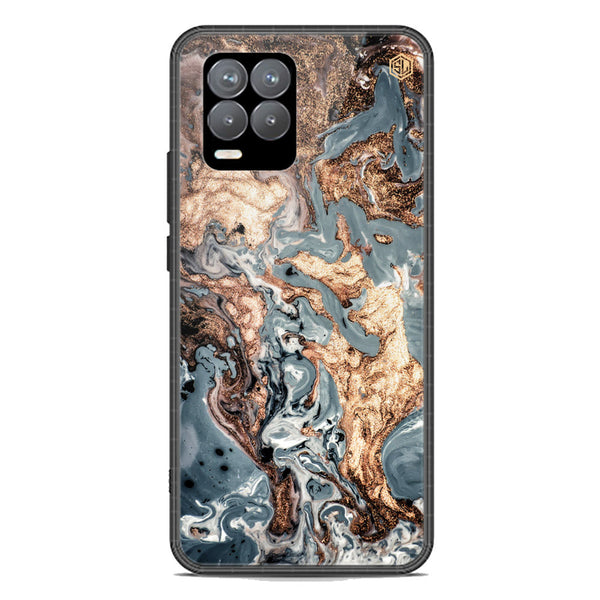 Marble Series Soft Phone Case - Premium Glass Case - Design 5 - Realme 8 Pro