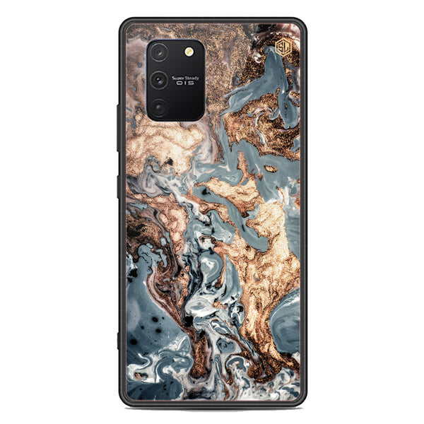 Marble Series Soft Phone Case - Premium Glass Case - Design 5 - Samsung Galaxy M80s