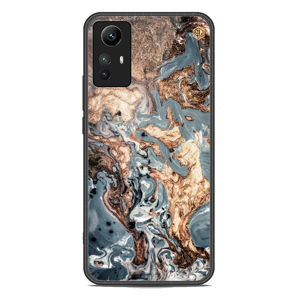 Marble Series Soft Phone Case - Premium Glass Case - Design 5 - Xiaomi Redmi Note 12S