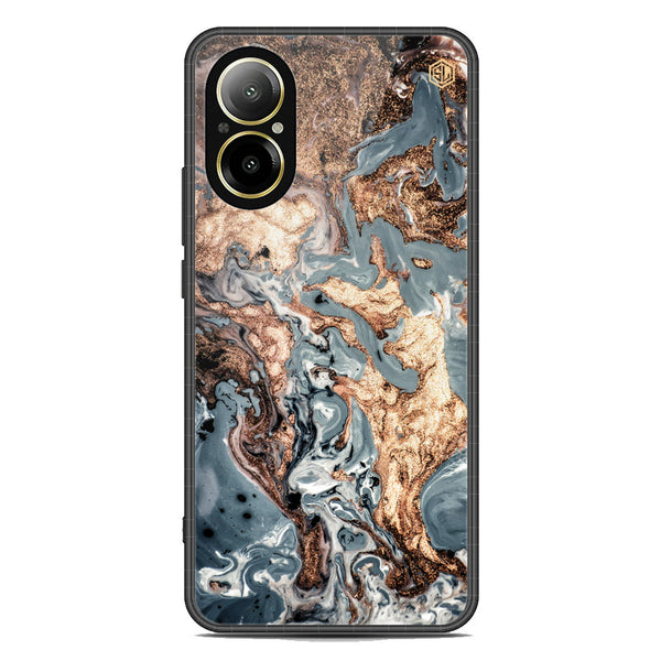 Marble Series Soft Phone Case - Premium Glass Case - Design 5 - Realme C67 4G