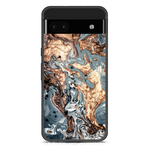 Marble Series Soft Phone Case - Metal Case - Design 5 - Google Pixel 7