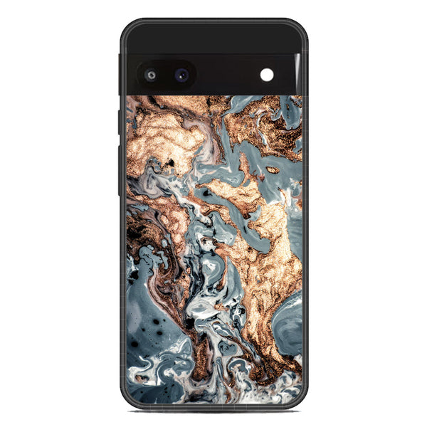 Marble Series Soft Phone Case - Metal Case - Design 5 - Google Pixel 6a