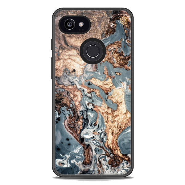 Marble Series Soft Phone Case - Metal Case - Design 5 - Google Pixel 3