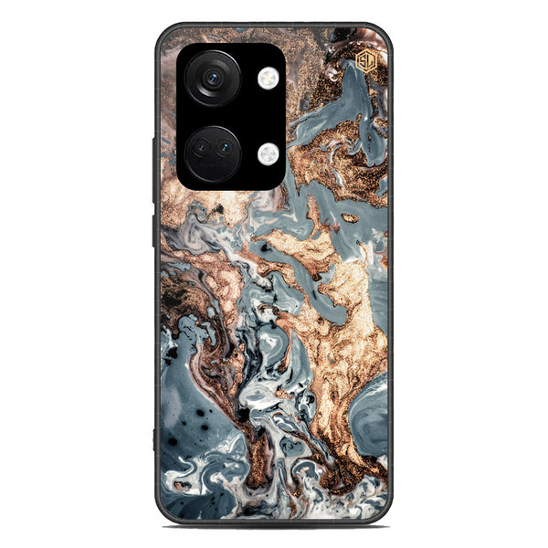 Marble Series Soft Phone Case - Premium Glass Case - Design 5 - OnePlus Nord 3