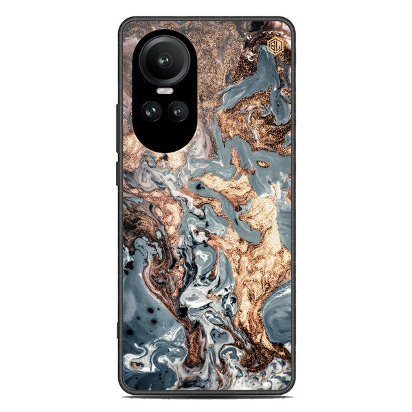 Marble Series Soft Phone Case - Premium Glass Case - Design 5 - Oppo Reno 10 Pro