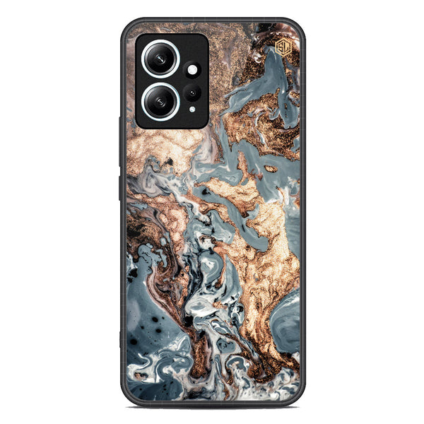 Marble Series Soft Phone Case - Premium Glass Case - Design 5 - Xiaomi Redmi Note 12 4G