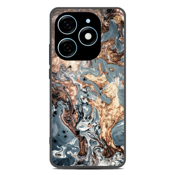 Marble Series Soft Phone Case - Premium Glass Case - Design 5 - Tecno Spark 20C