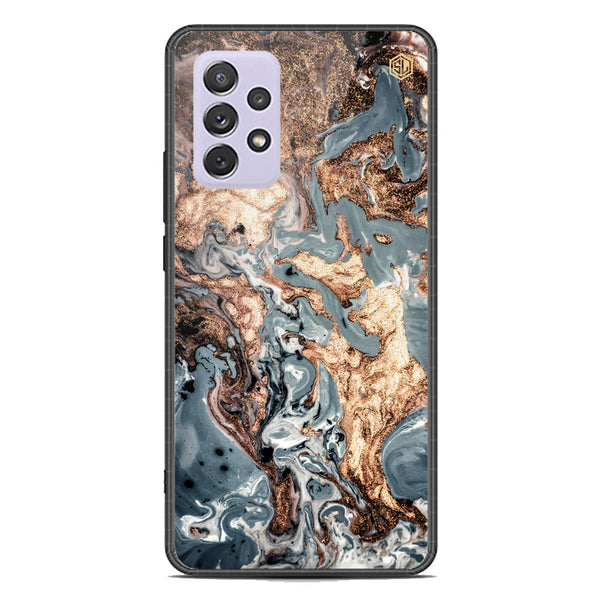 Marble Series Soft Phone Case - Premium Glass Case - Design 5 - Samsung Galaxy A72