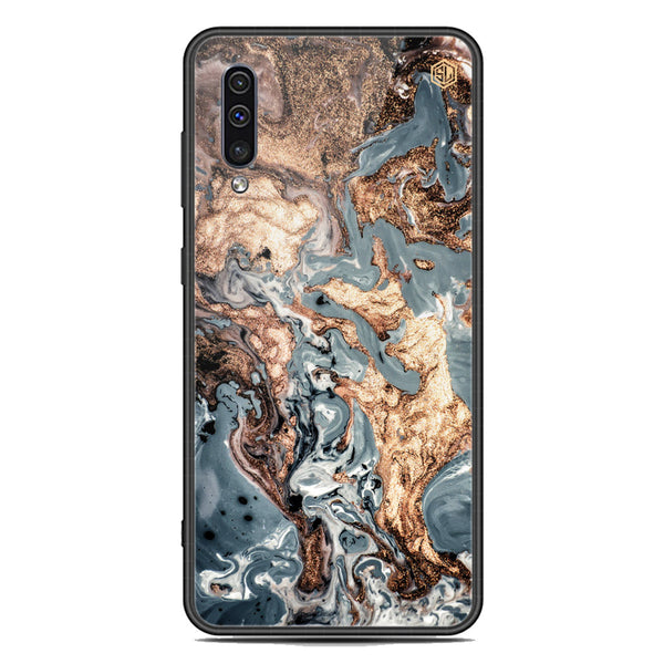 Marble Series Soft Phone Case - Premium Glass Case - Design 5 - Samsung Galaxy A50s