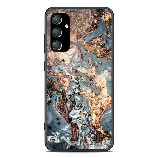 Marble Series Soft Phone Case - Premium Glass Case - Design 5 - Samsung Galaxy A24 4G
