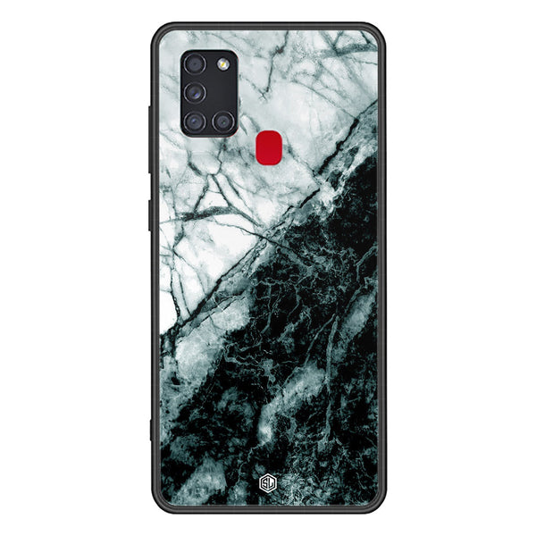 Marble Series Soft Phone Case - Premium Glass Case - Design 6 - Samsung Galaxy A21s