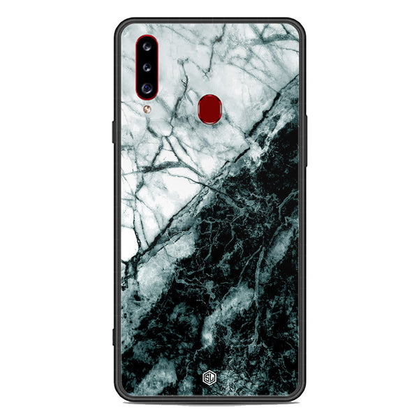 Marble Series Soft Phone Case - Premium Glass Case - Design 6 - Samsung Galaxy A20s