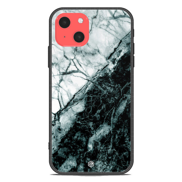 Marble Series Soft Phone Case - Premium Glass Case - Design 6 - iPhone 13 Mini
