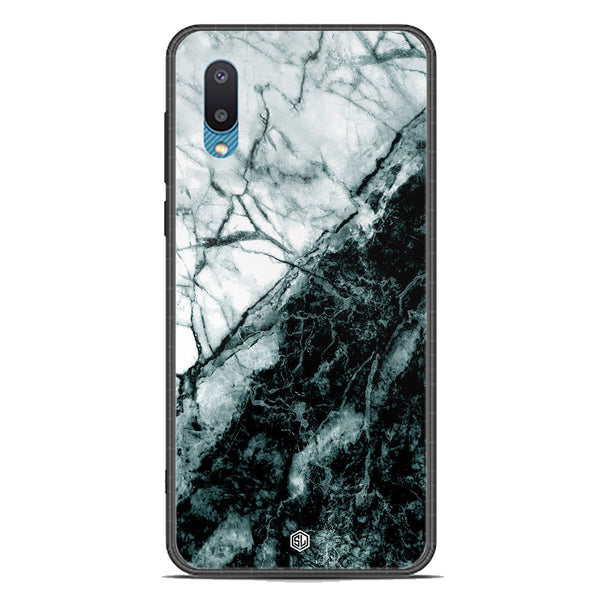 Marble Series Soft Phone Case - Premium Glass Case - Design 6 - Samsung Galaxy A02