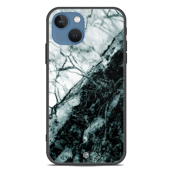 Marble Series Soft Phone Case - Premium Glass Case - Design 6 - iPhone 13