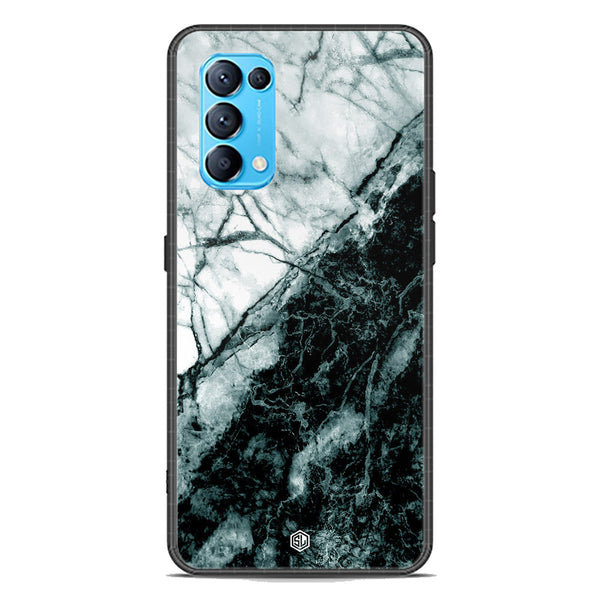 Marble Series Soft Phone Case - Premium Glass Case - Design 6 - Oppo Reno 5 4G