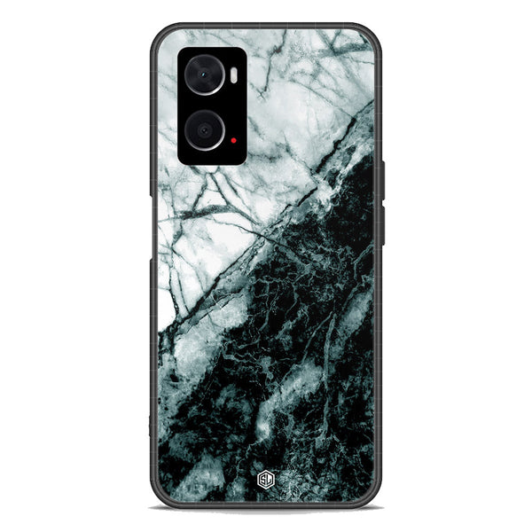 Marble Series Soft Phone Case - Premium Glass Case - Design 6 - Oppo A96 4G