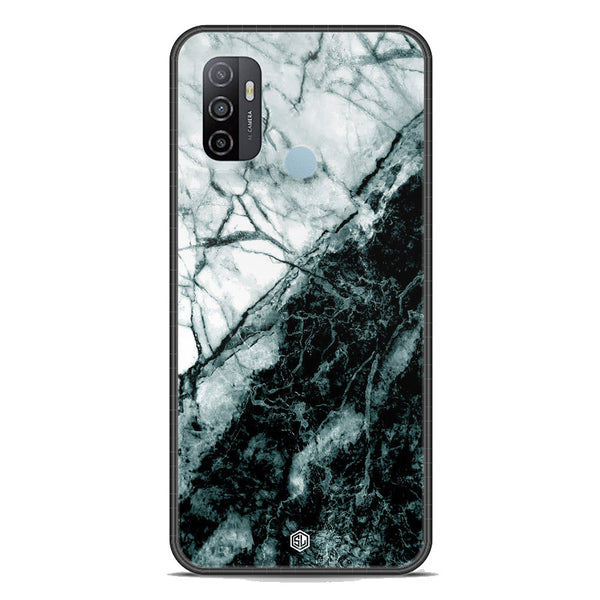 Marble Series Soft Phone Case - Premium Glass Case - Design 6 - Oppo A53