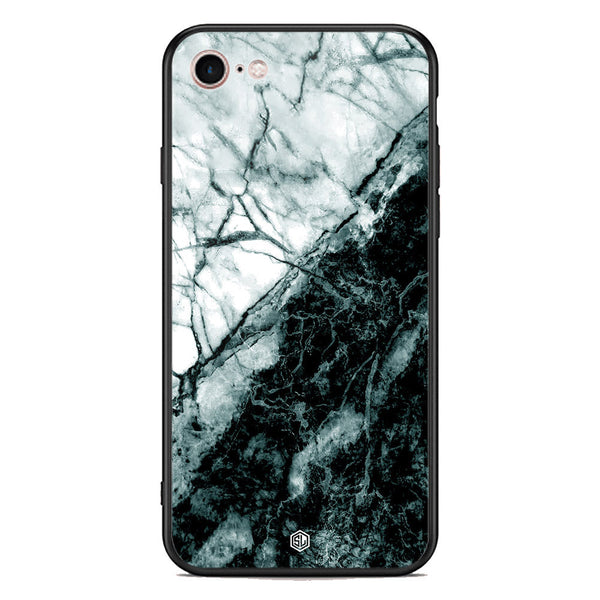 Marble Series Soft Phone Case - Premium Glass Case - Design 6 - iPhone 8 / 7
