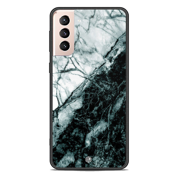 Marble Series Soft Phone Case - Premium Glass Case - Design 6 - Samsung Galaxy S22 5G