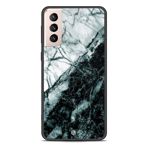 Marble Series Soft Phone Case - Premium Glass Case - Design 6 - Samsung Galaxy S21 5G