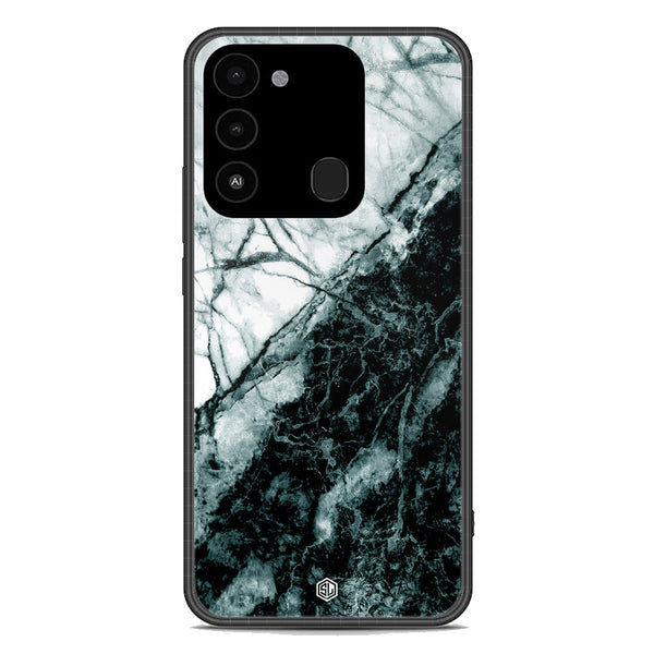 Marble Series Soft Phone Case - Premium Glass Case - Design 6 - Tecno Spark 8C