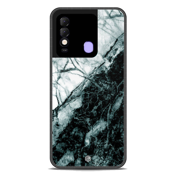 Marble Series Soft Phone Case - Premium Glass Case - Design 6 - Tecno Spark 8